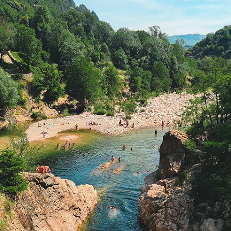 Découverte de l'Ardèche à pied