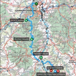 4 Jours de VTT en itinérance dans le Massif central